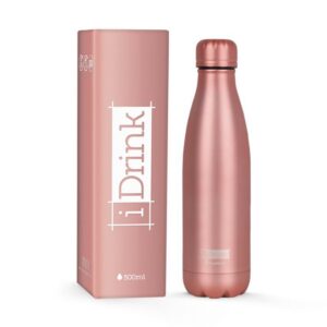 Botella Térmica 500 ml rosa metalizado