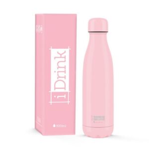 Botella Térmica 500 ml rosa pastel