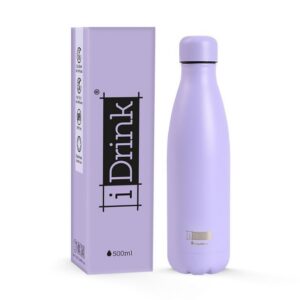 Botella Térmica 500 ml violeta pastel