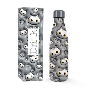 Botella Térmica 500 ml WHITE CAT 3D