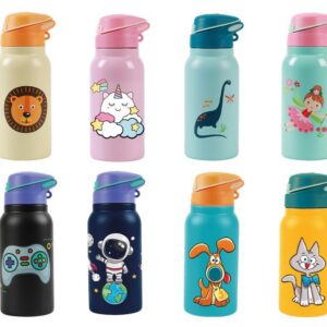 Botellas Térmicas kids 350 ml con tapa surtidas