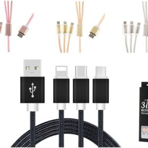 Cable de carga 3 en 1
