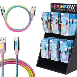 Cable Rainbow - expositor 48 uds
