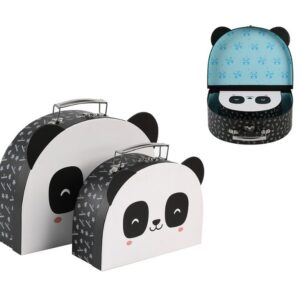Cajas de Regalo con asa PANDASTIC set de 2 uds