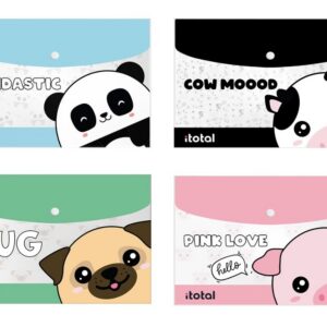 Carpetas de Documentos surtidas PANDASTIC, PIGGY, COW & PUG