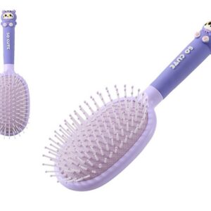 Cepillo de pelo violeta pastel