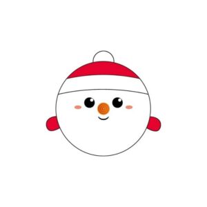 Cojín squishy SNOWMAN