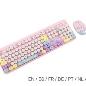 Conjunto de Teclado y Ratón UNICORN (EN / ES / FR / DE / PT / NL / GR)