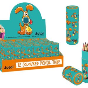 Crayones con estuche Kids J THE DOG - expositor 24 uds