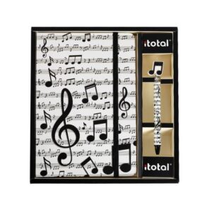 Cuaderno A5 + Bolígrafo MUSIC