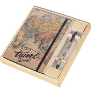 Cuaderno A5 + Bolígrafo OLD MAP