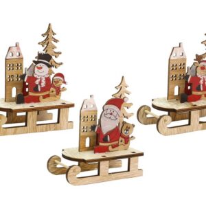 Decoración de Navidad en madera.