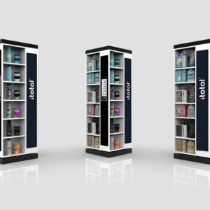 Expositor de suelo giratorio