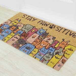 Felpudo STAY PAWSITIVE