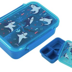 Fiambrera Kids SHARK con cubiertos