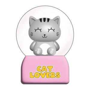 Globo de nieve GREY CAT