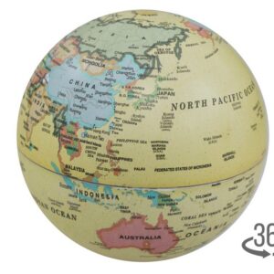 Globo giratorio amarillo