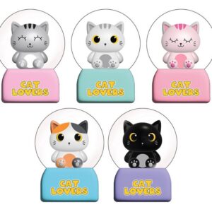 Globos de nieve surtidos CAT