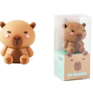 Goma de borrar 3D CAPYBARA - expositor 24 uds