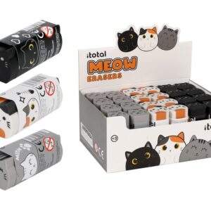 Goma de borrar en forma de gato CAT - expositor 24 uds