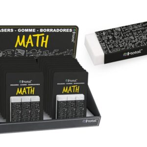 Goma de borrar MATH - expositor 18 uds