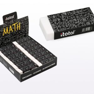 Goma de borrar MATH - expositor 24 uds