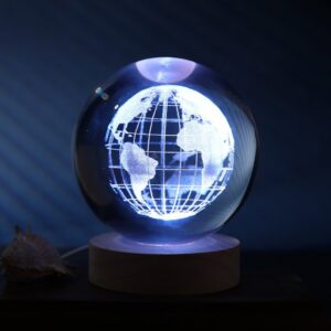Lámpara Bola de cristal grande Mundo