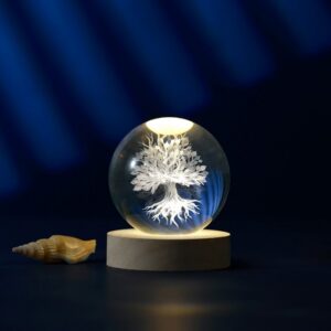 Lámpara Bola de cristal media Árbol