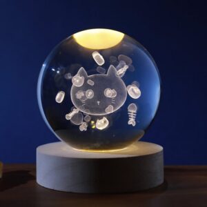 Lámpara Bola de cristal media CAT