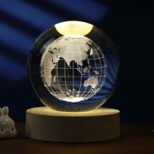 Lámpara Bola de cristal media Mundo