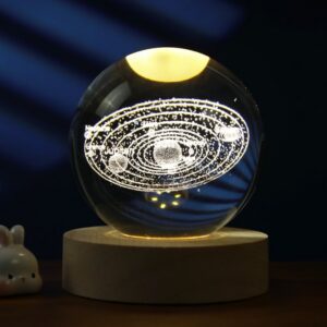 Lámpara Bola de cristal media Sistema Solar