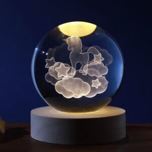 Lámpara Bola de cristal media UNICORN