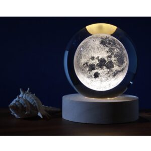 Lámpara Bola de cristal pequeña Luna