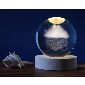 Lámpara Bola de cristal pequeña Nube