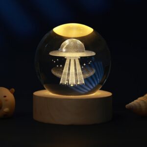 Lámpara Bola de cristal pequeña Ufo