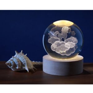 Lámpara Bola de cristal pequeña UNICORN