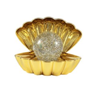 Lámpara Concha dorada