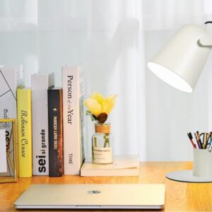 Lámpara de escritorio con soporte para Smartphone blanco