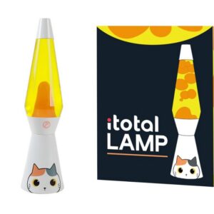 Lámpara de Lava Spaceship ORANGE CAT