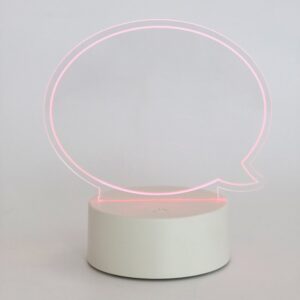 Lámpara DIY Burbuja de diálogo