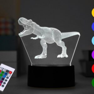 Lámpara LED 3D T-Rex