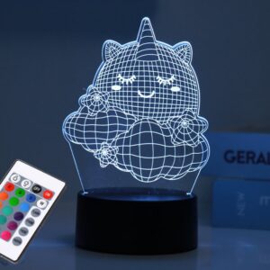 Lámpara LED 3D UNICORN