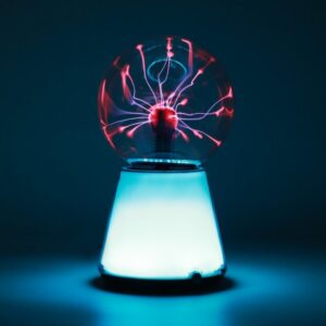 Lampara Plasma con base cambia color pequeña