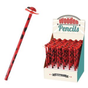 LAPICES EN MADERA 6 DISENOS DISPLAY 36PZS