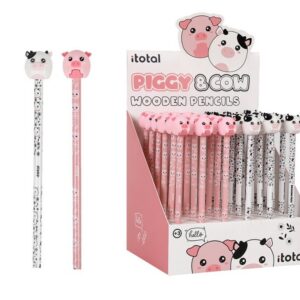 Lápiz 3D PIGGY & COW - expositor 36 uds