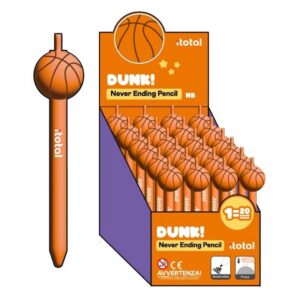 Lápiz Never Ending BASKETBALL - expositor 24 uds