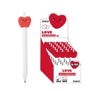 Lápiz Never Ending FOLLOW YOUR HEART - expositor 24 uds