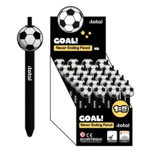 Lápiz Never Ending FOOTBALL - expositor 24 uds