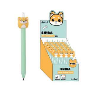 Lápiz Never Ending SHIBA - expositor 24 uds