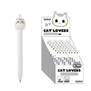 Lápiz Never Ending WHITE CAT - expositor 24 uds